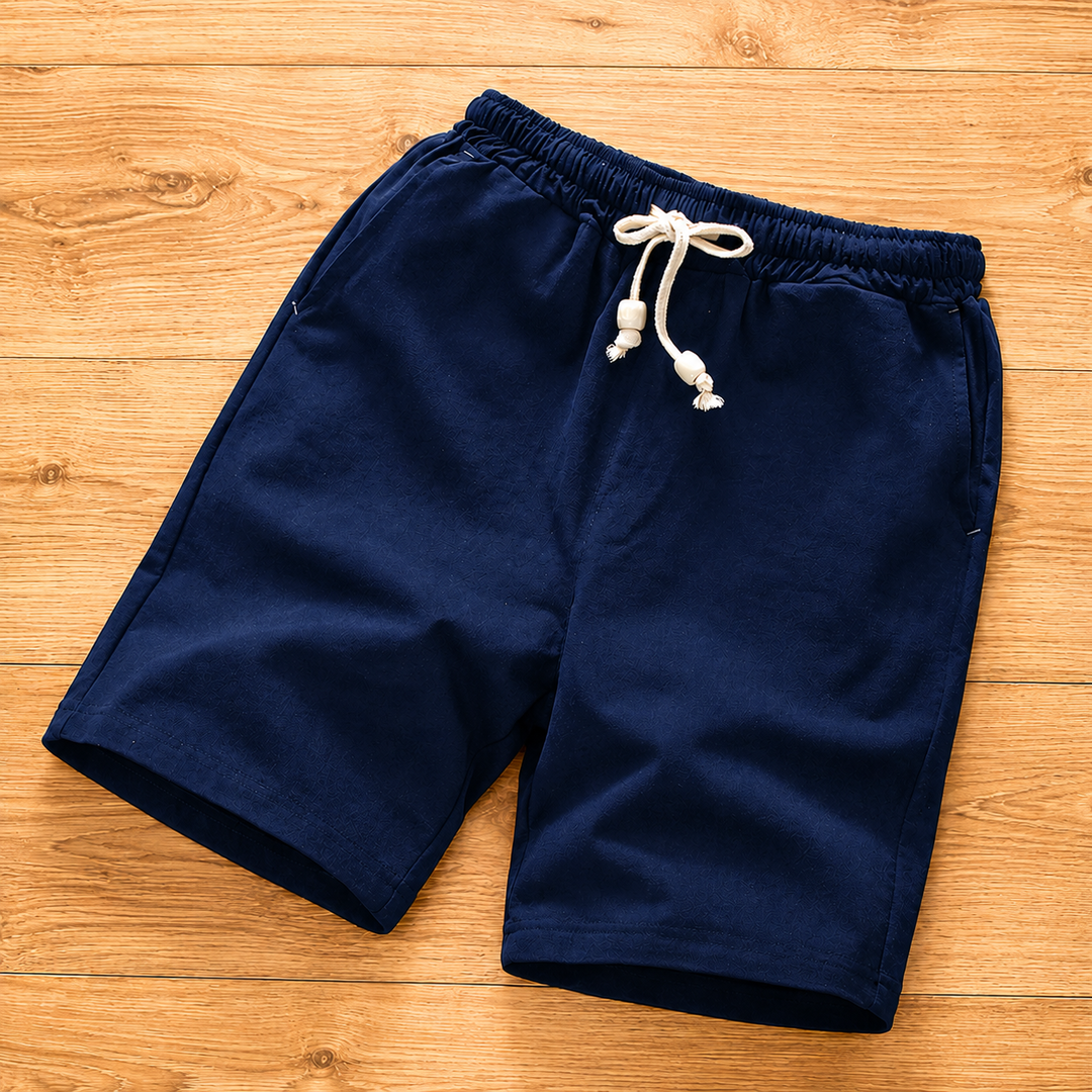 Linen Drawstring Casual Shorts
