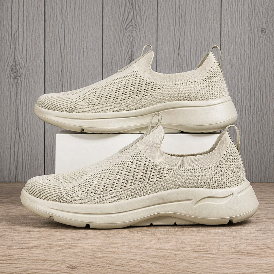Breathable Knit Slip-Ons