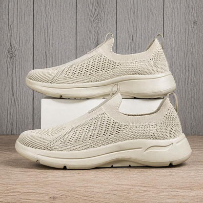 Breathable Knit Slip-Ons