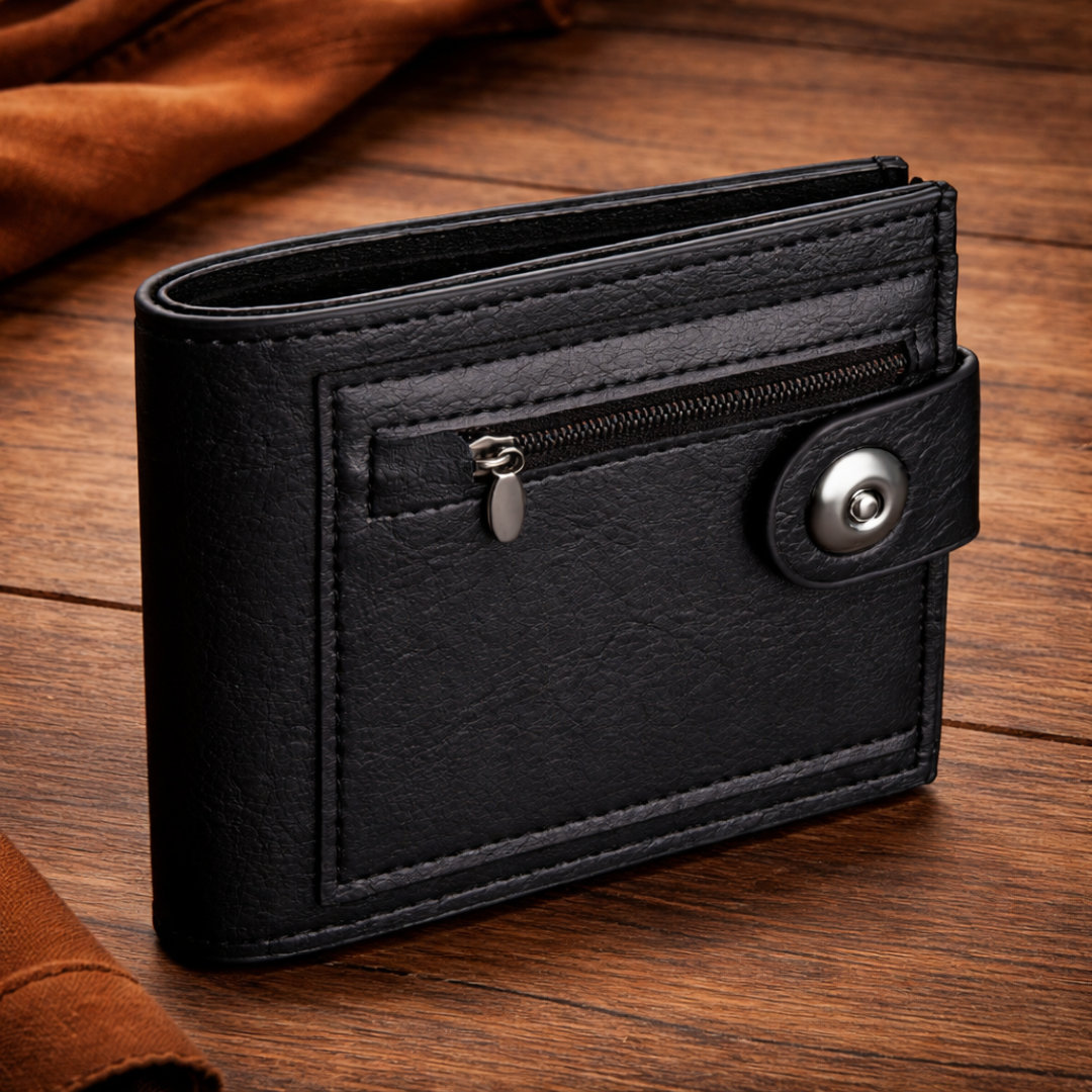 Compact Leather Wallet