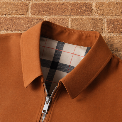 Zip-Front Overshirt Jacket
