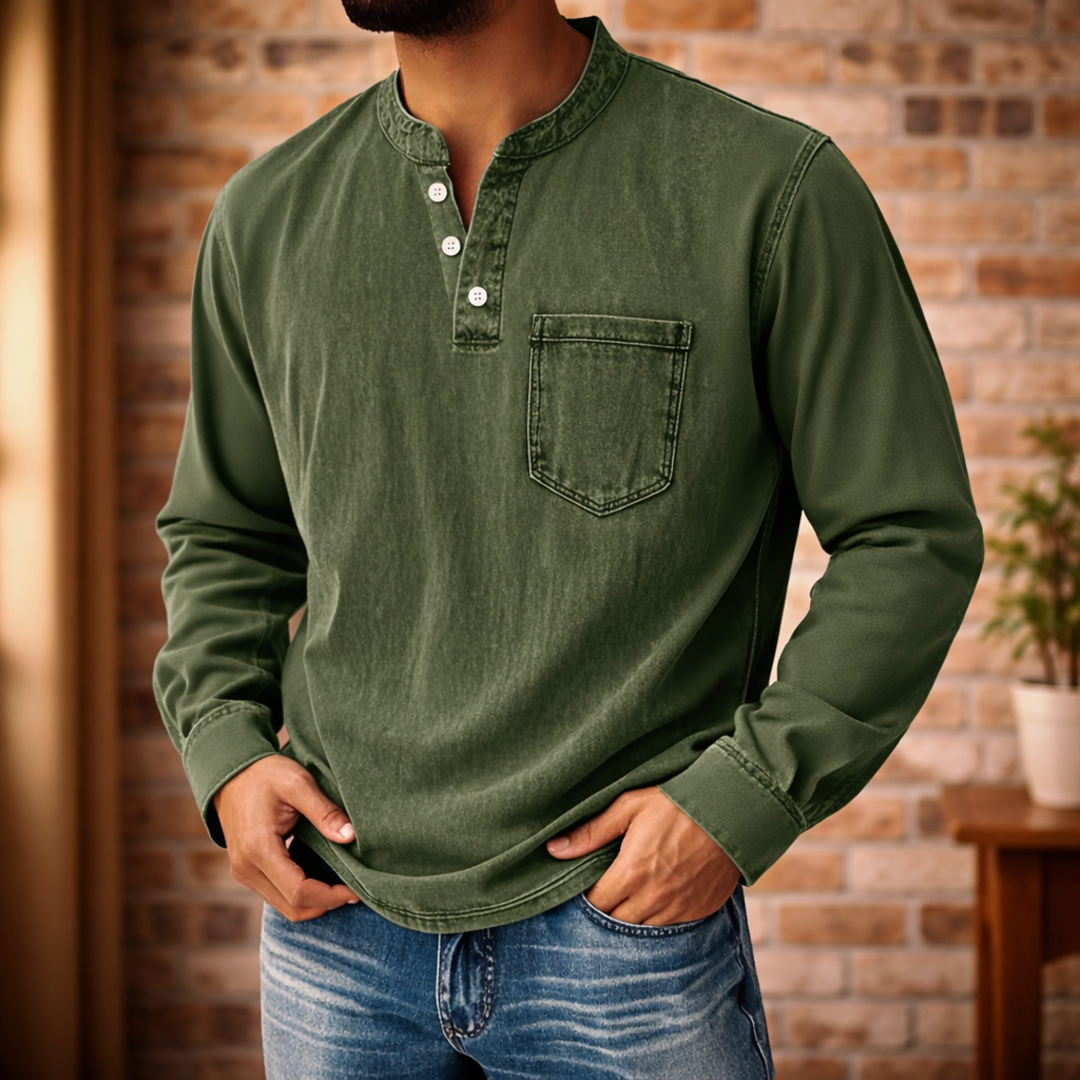 Long-Sleeve Casual Shirt