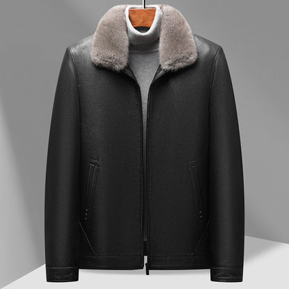 PREMIUM GOATSKIN MINK COAT