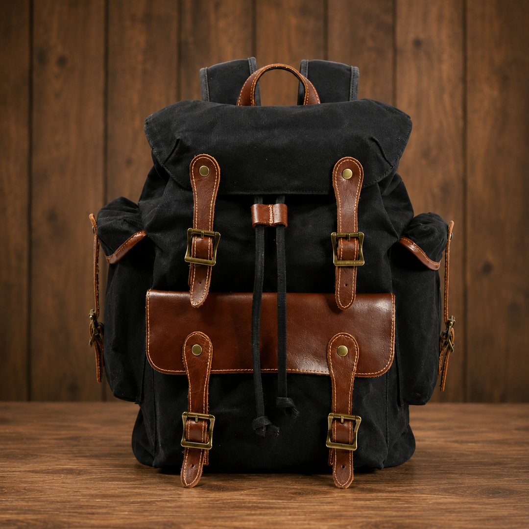 Classic Waxed Canvas Backpack