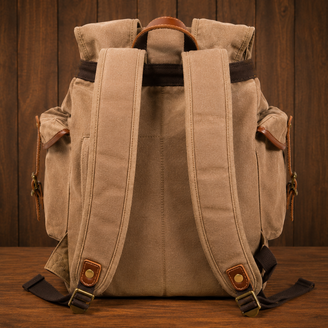 Classic Waxed Canvas Backpack