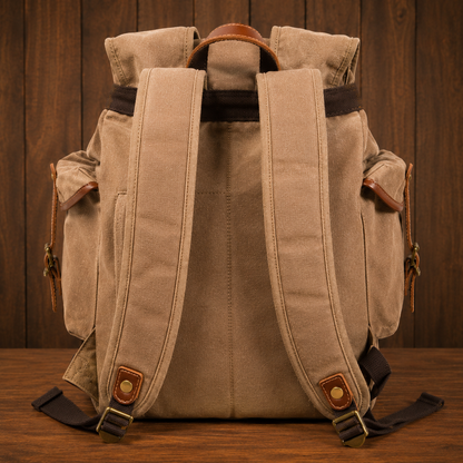 Classic Waxed Canvas Backpack