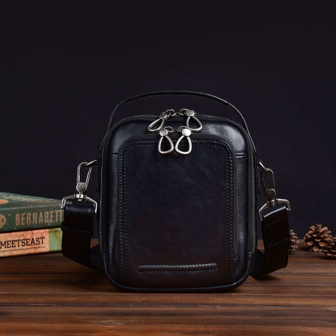Classic Leather Crossbody Bag