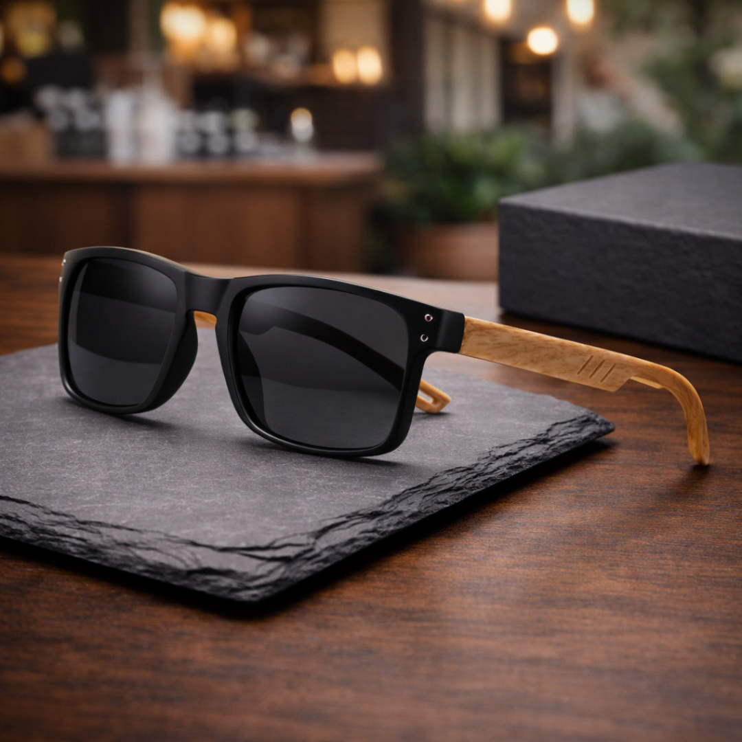 Wood Arm Sunglasses