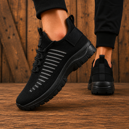 Breathable  Elastic Closure Sneakers