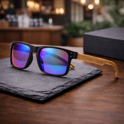 Wood Arm Sunglasses
