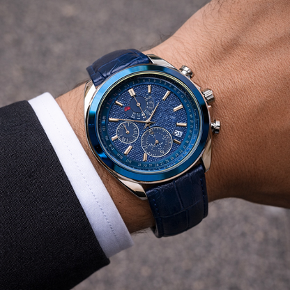 Chrono Leather Watch