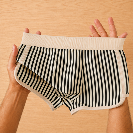 Casual Striped Boxer Briefs