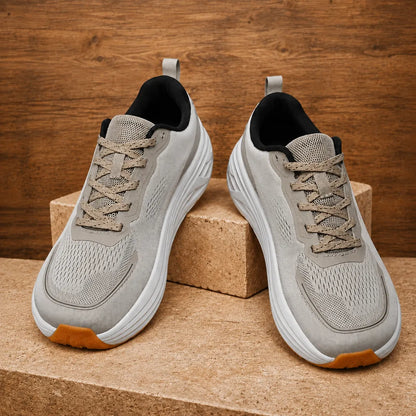 Breathable Lace-up Casual Sneakers