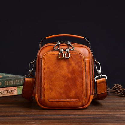 Classic Leather Crossbody Bag