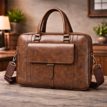 Leather Work Bag