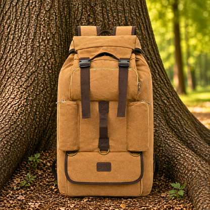 Rugged Canvas Backpack