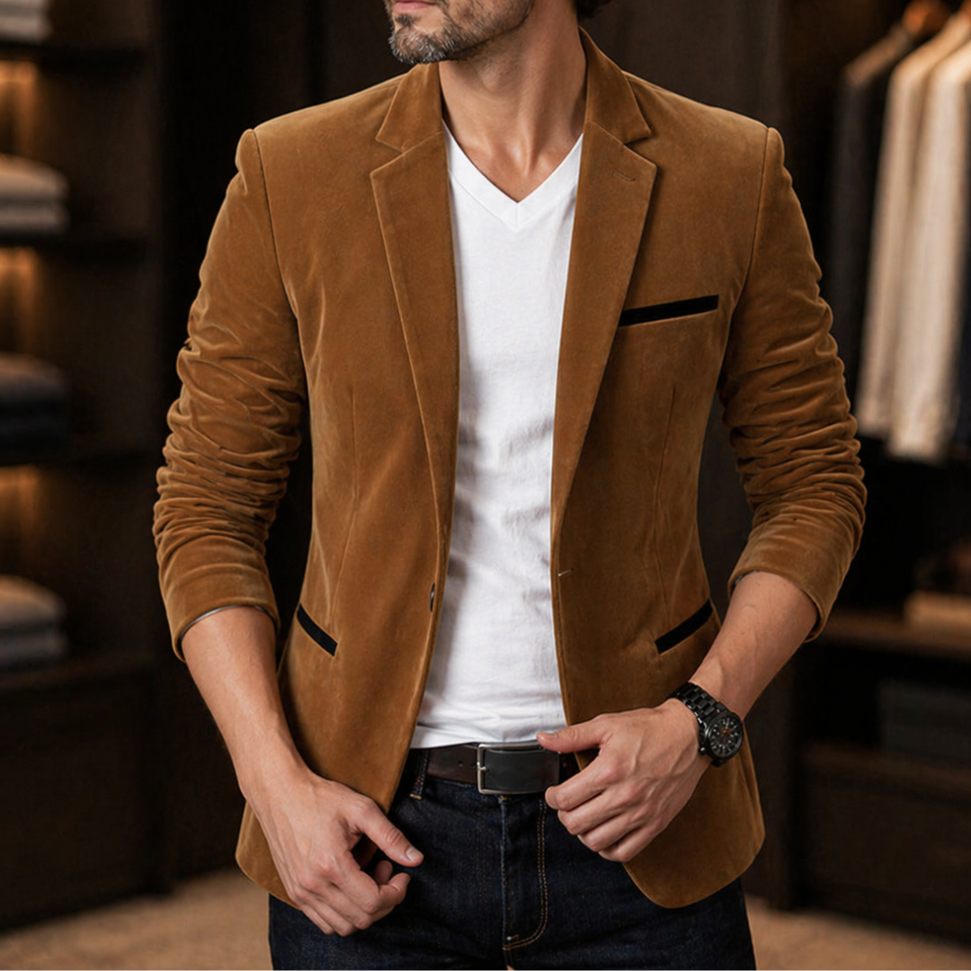 Classic Velvet Blazer