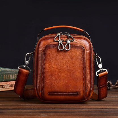 Classic Leather Crossbody Bag