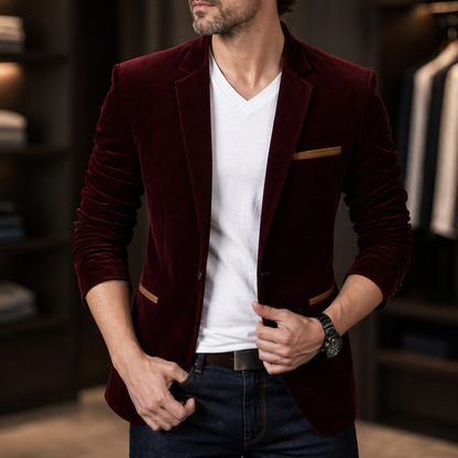Classic Velvet Blazer
