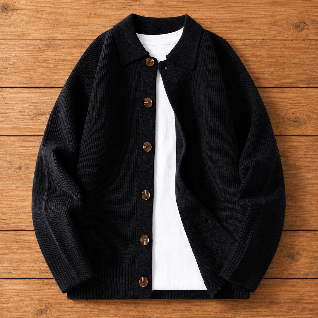 Rib Knit Cardigan