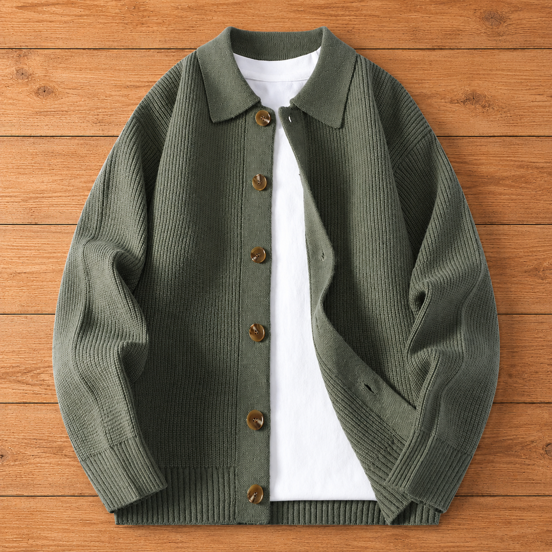 Rib Knit Cardigan