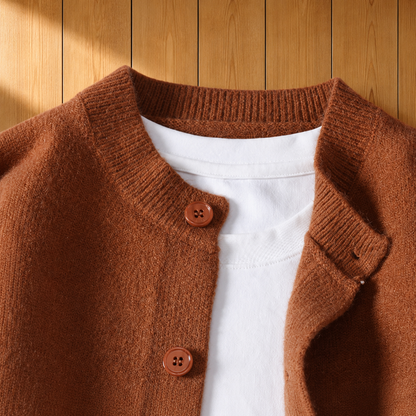 Elegant Ombre Knit Cardigan