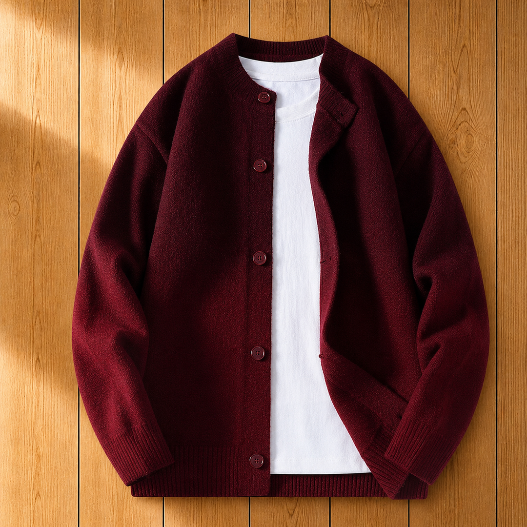 Elegant Ombre Knit Cardigan