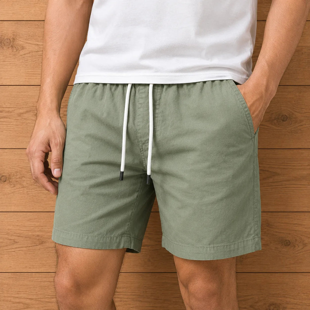 Casual Comfort Drawstring Shorts