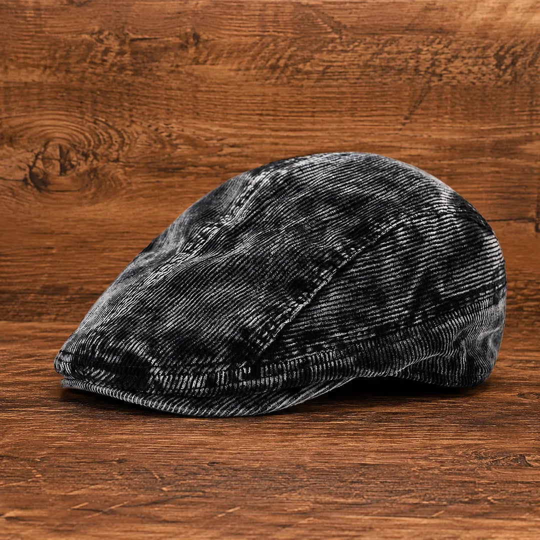 Casual Corduroy Flat Cap