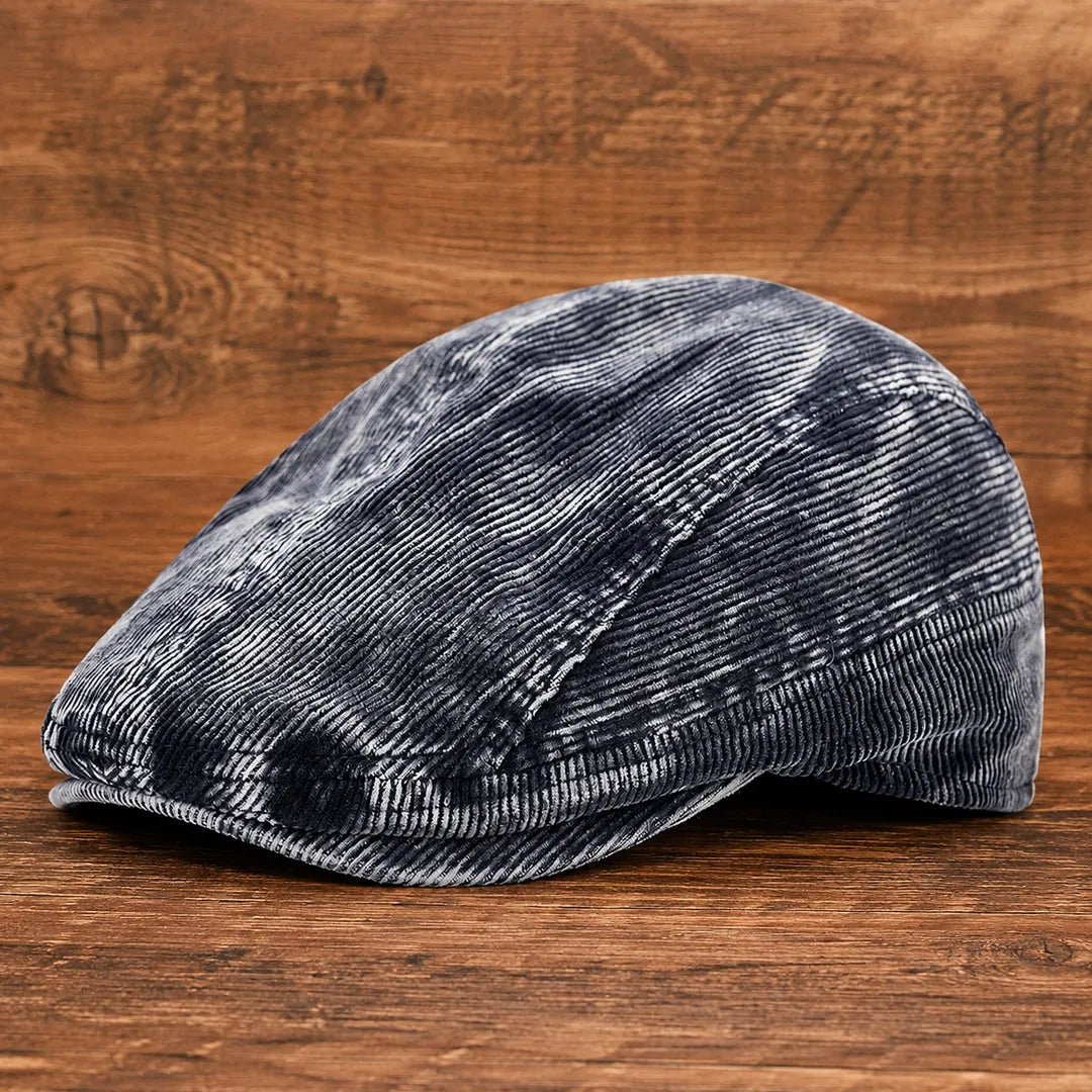 Casual Corduroy Flat Cap