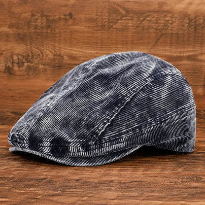 Casual Corduroy Flat Cap
