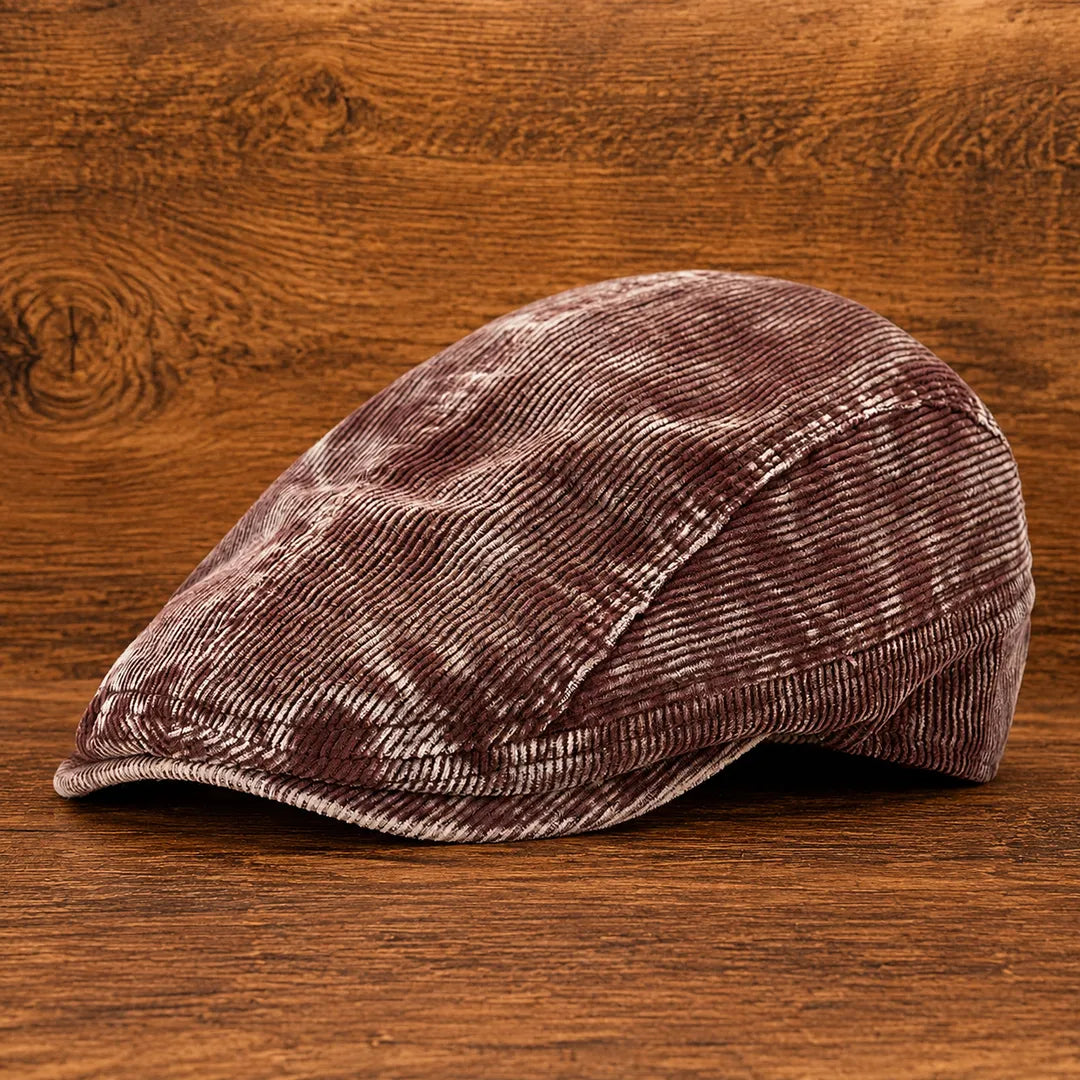 Casual Corduroy Flat Cap