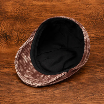 Casual Corduroy Flat Cap