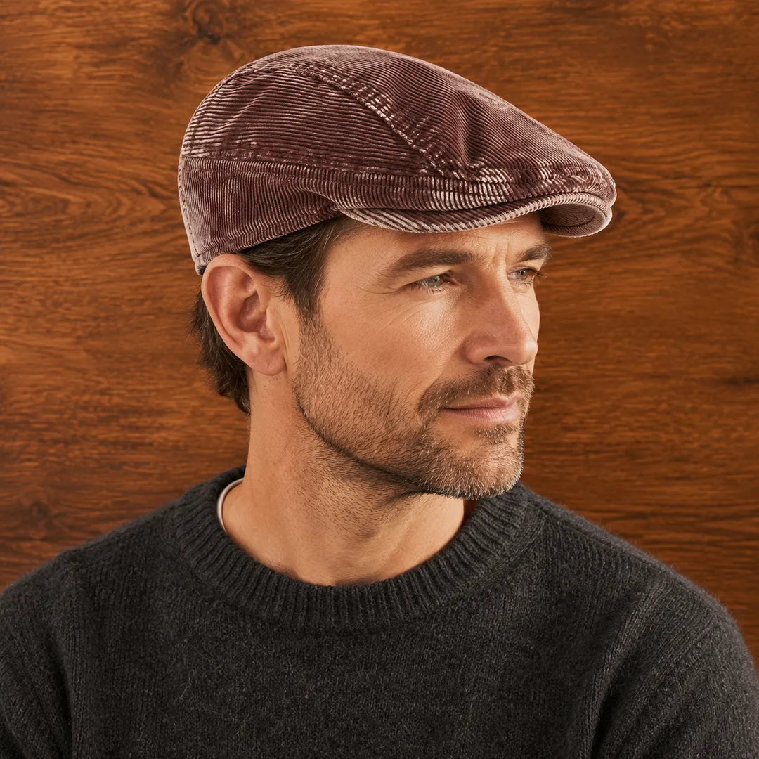 Casual Corduroy Flat Cap