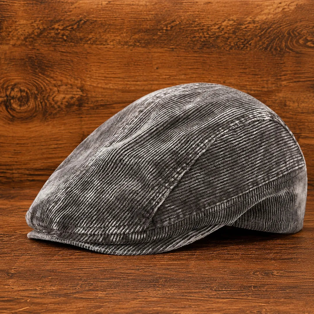 Casual Corduroy Flat Cap