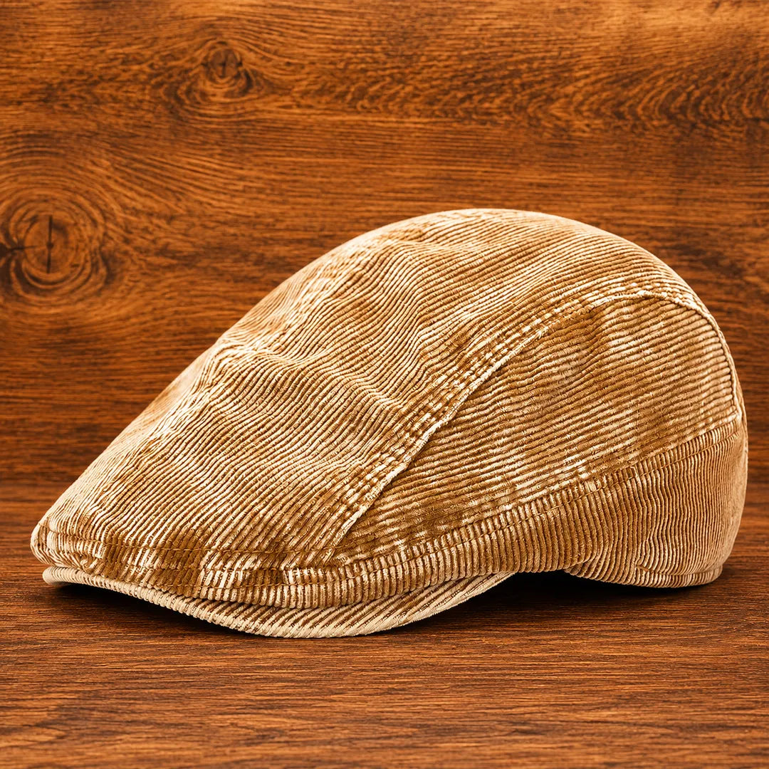 Casual Corduroy Flat Cap