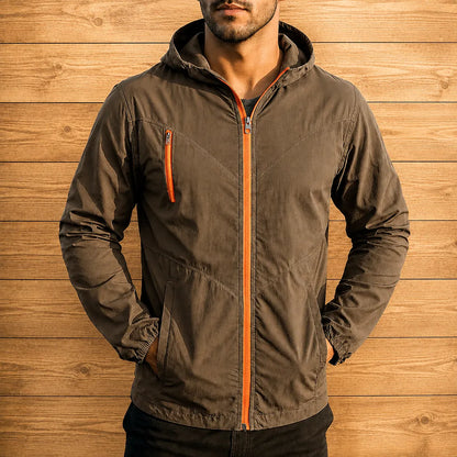 Casual Hooded Windbreaker Jacket
