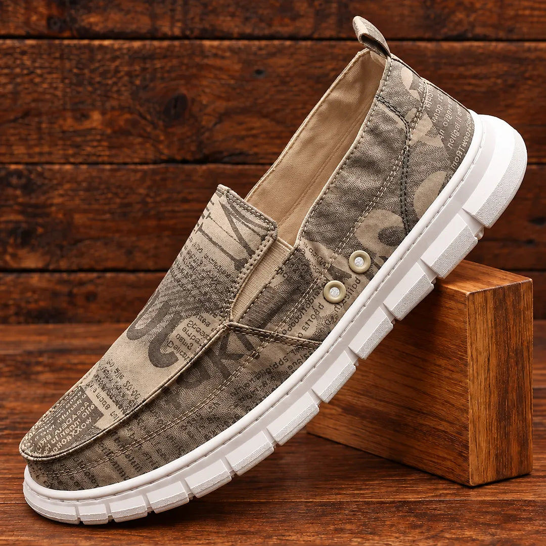 Casual Printed Slip-Ons