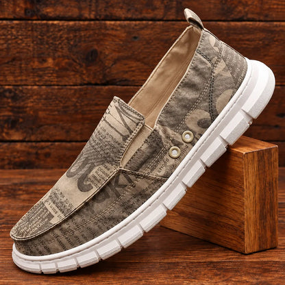 Casual Printed Slip-Ons