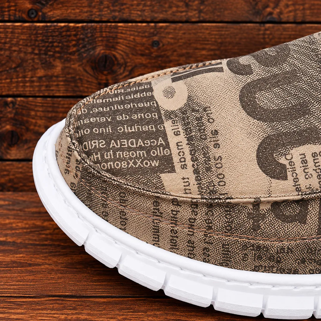 Casual Printed Slip-Ons