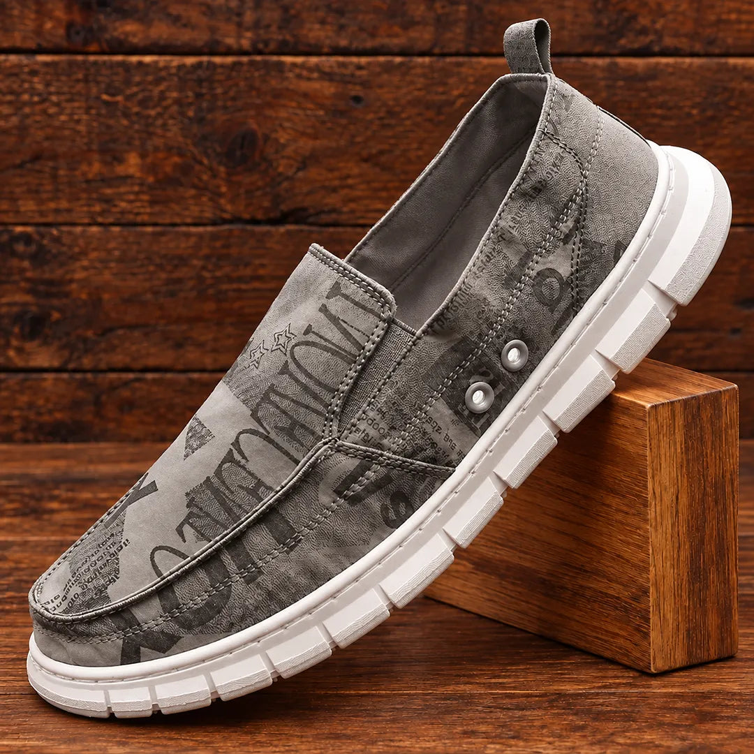 Casual Printed Slip-Ons