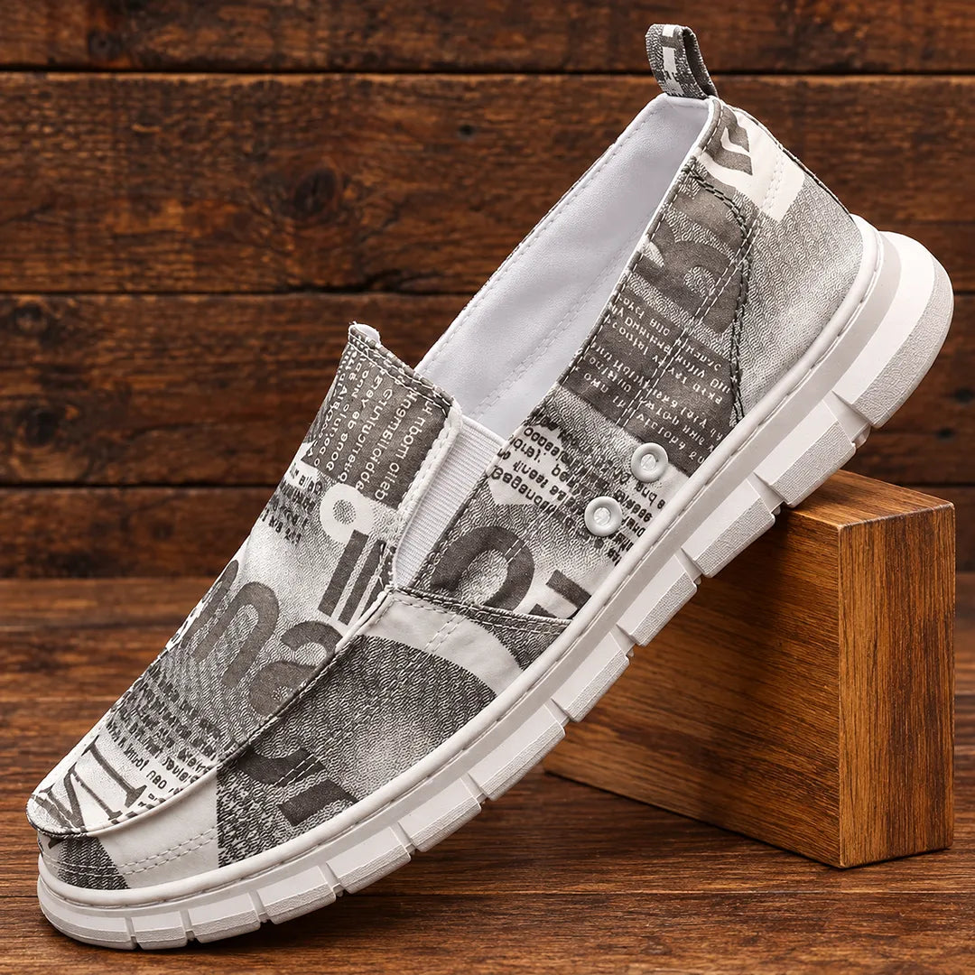 Casual Printed Slip-Ons