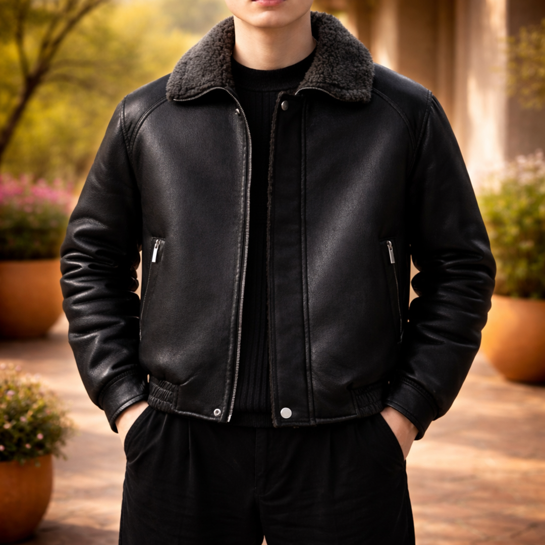 Fleece Collar Jacket