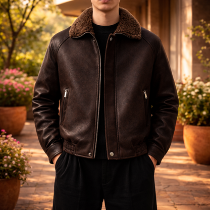 Fleece Collar Jacket
