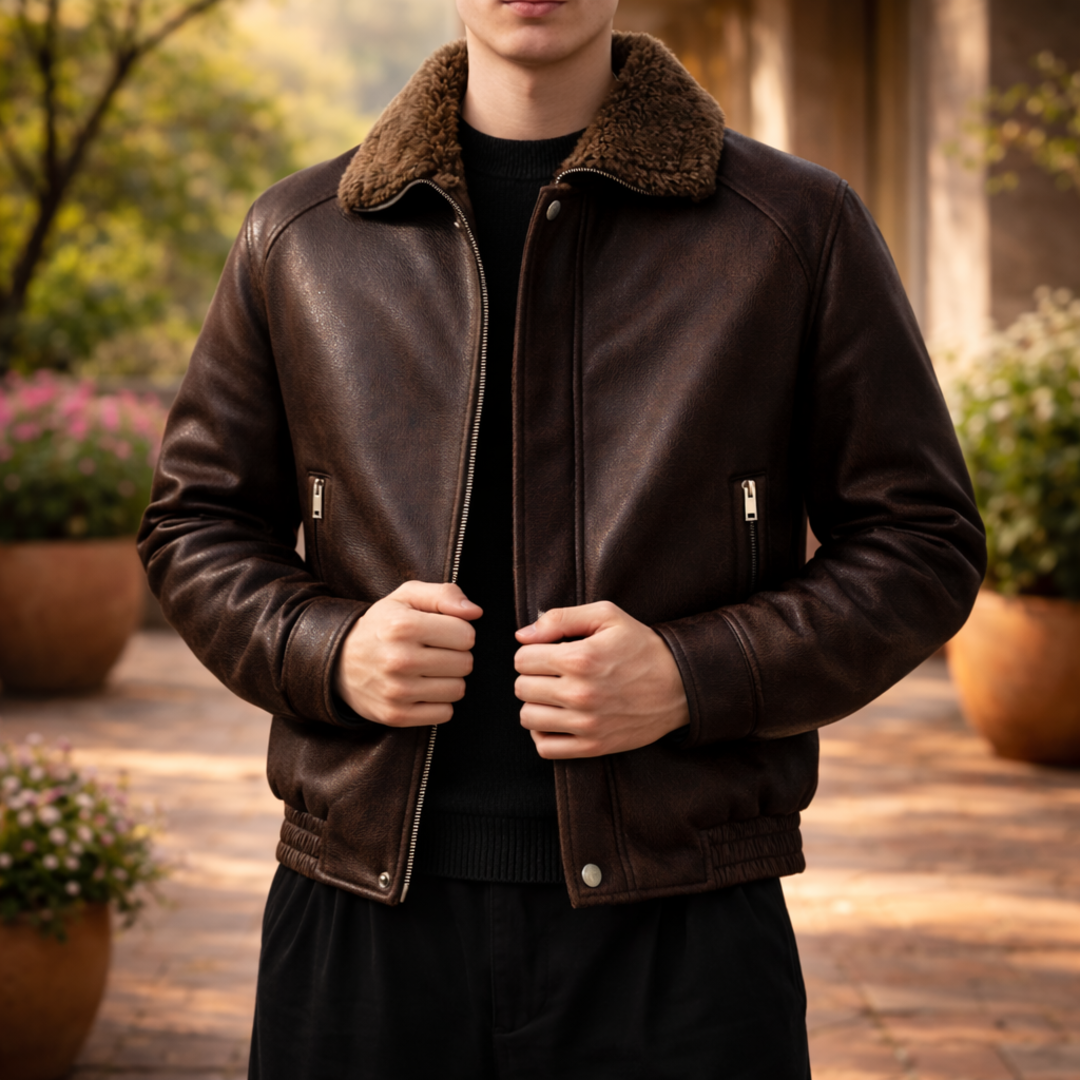 Fleece Collar Jacket