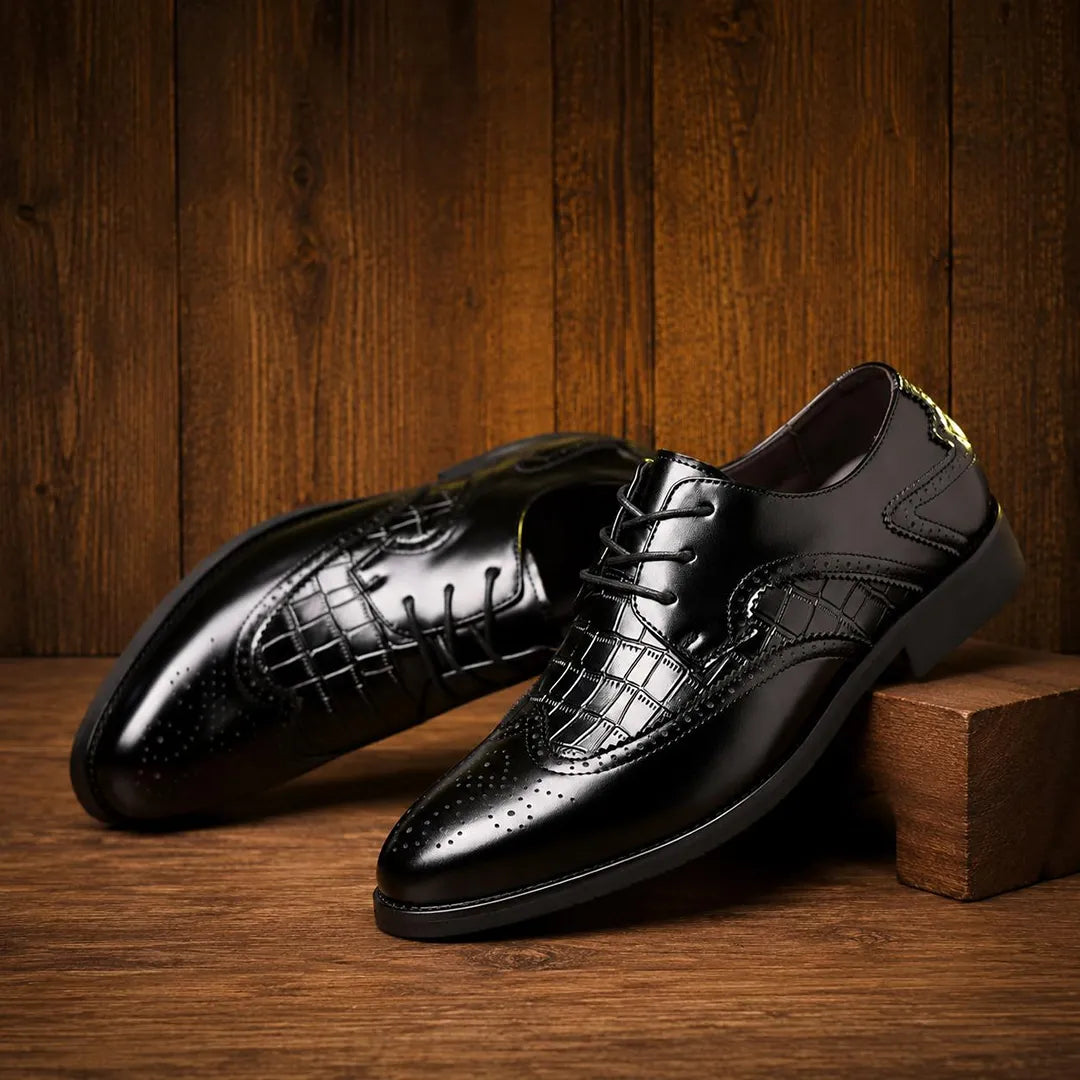 Classic Brogue Dress Shoes
