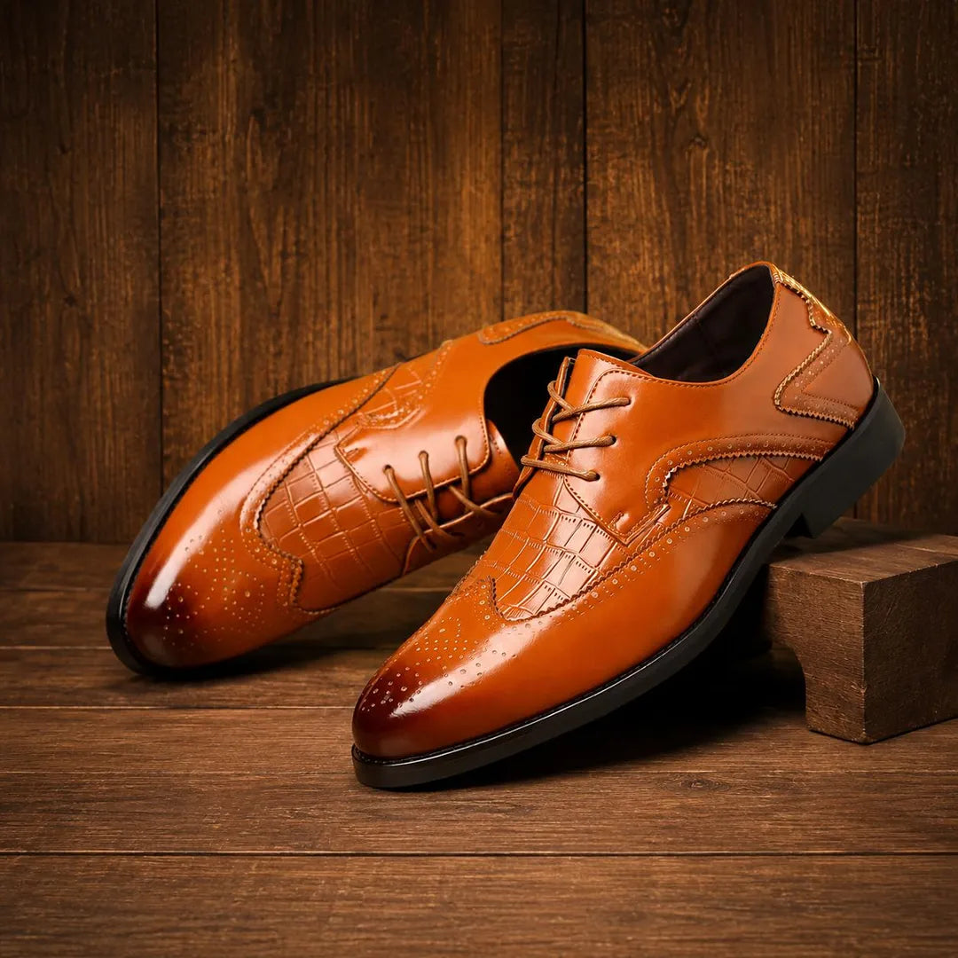 Classic Brogue Dress Shoes