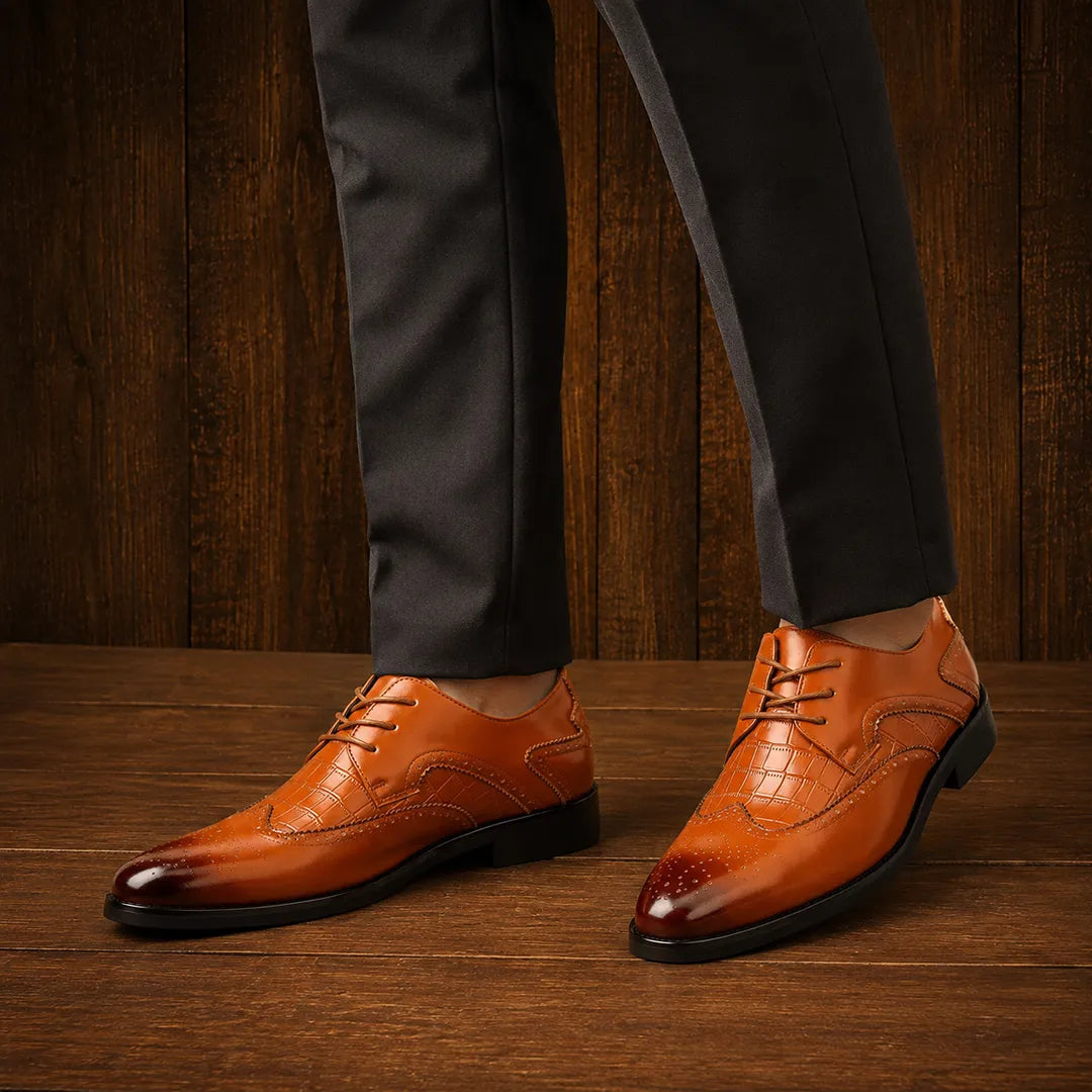 Classic Brogue Dress Shoes