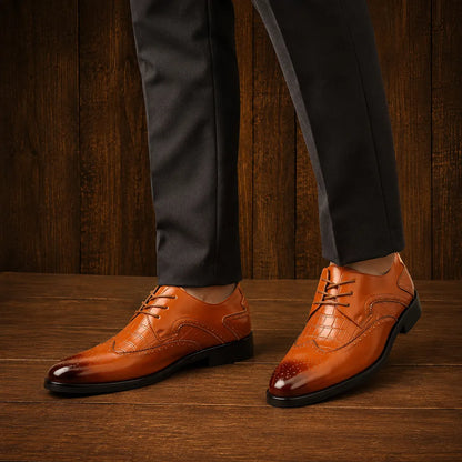 Classic Brogue Dress Shoes