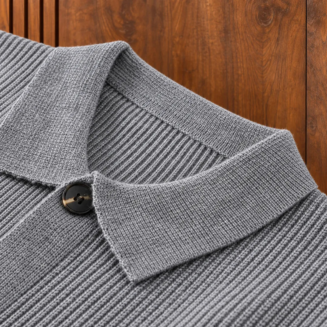 Classic Casual Collared Cardigan